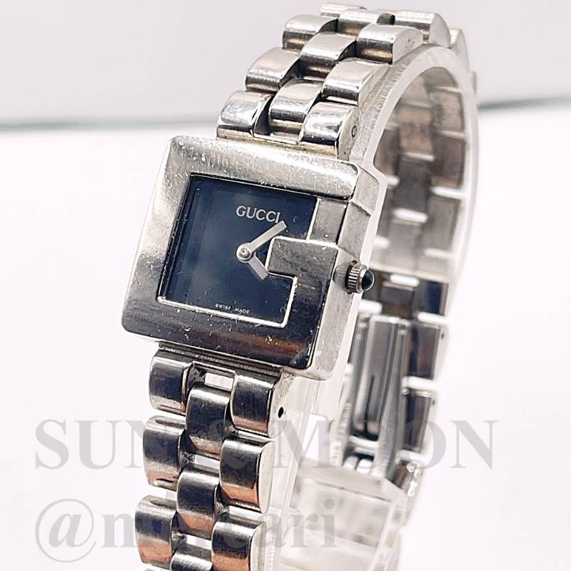 稼働 GUCCI グッチ Gタイムレスレディース腕時計 3600L Gフレーム