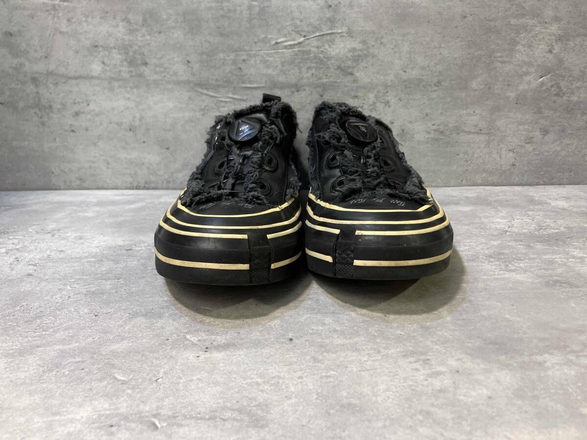 YOHJI VESSEL ローカットBOAスニーカー サイズ24 ブラック ヨウジヤマモト ベッセル