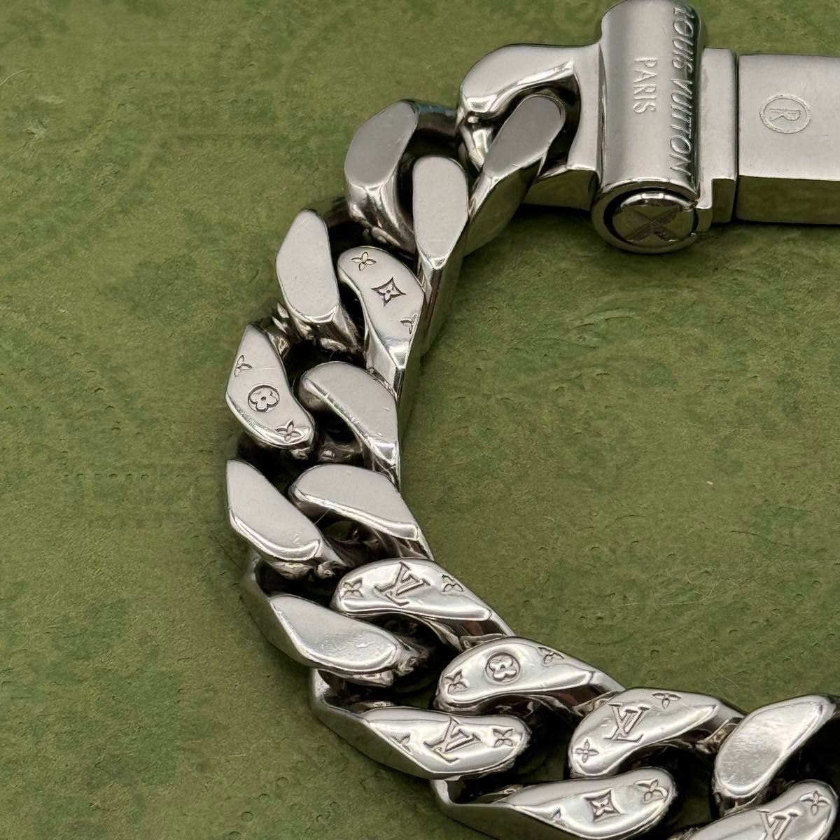 ルイヴィトン ブラスレ メタル LVチェーン リンクス ブレスレット 1175