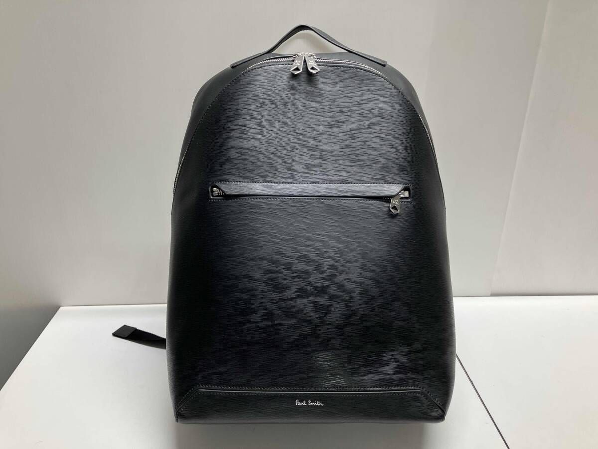 Paul Smith ポールスミス ビジネスリュック レザーバッグ ブラック 黒