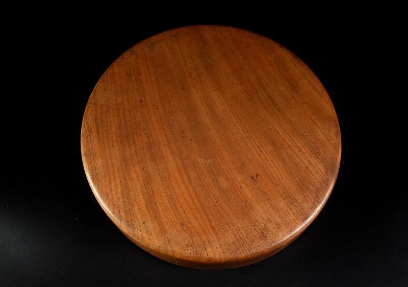 蔵A4228a】鳥取民藝 欅 刳り貫き盆 明治頃 約 37.5 cm - メルカリ