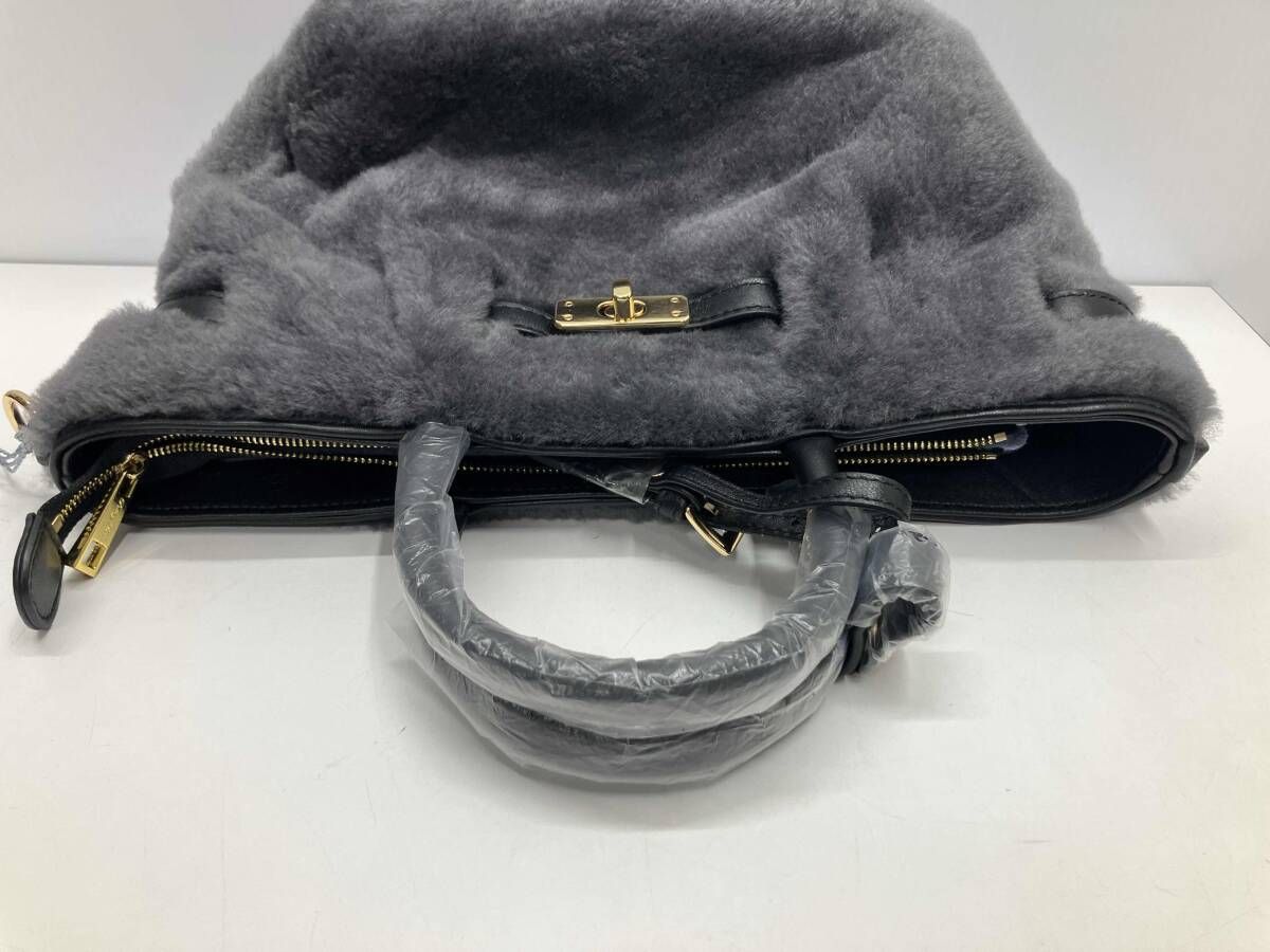 pelley lusso ペレリールッソ 2way ハンドバッグ メリノライトムートン