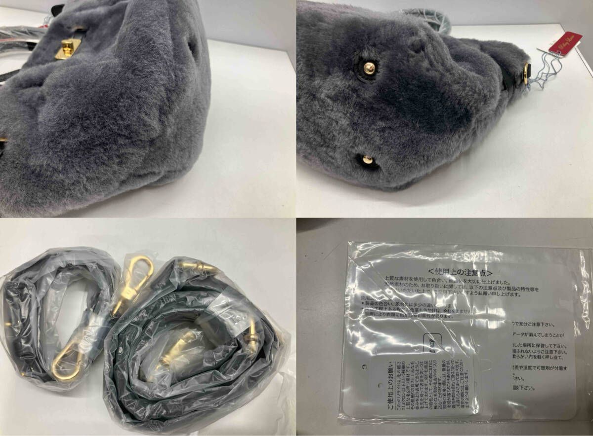 pelley lusso ペレリールッソ 2way ハンドバッグ メリノライトムートン