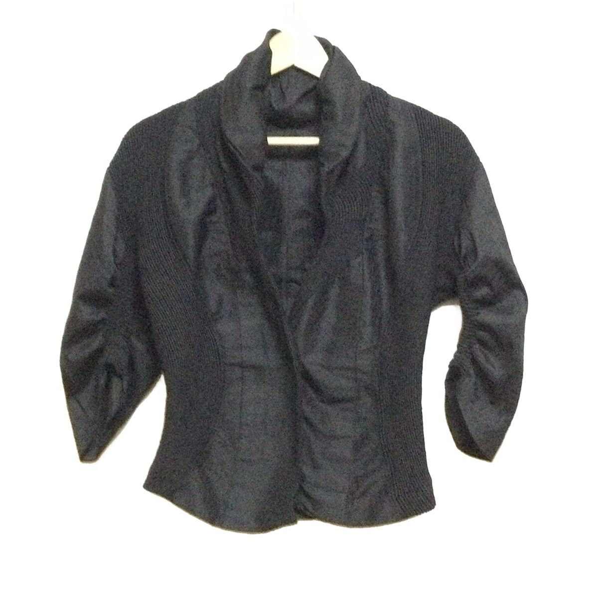 イッセイミヤケ　レディースジャケット ISSEYMIYAKE(イッセイミヤケ) ジャケット サイズ2 M レディース - 黒