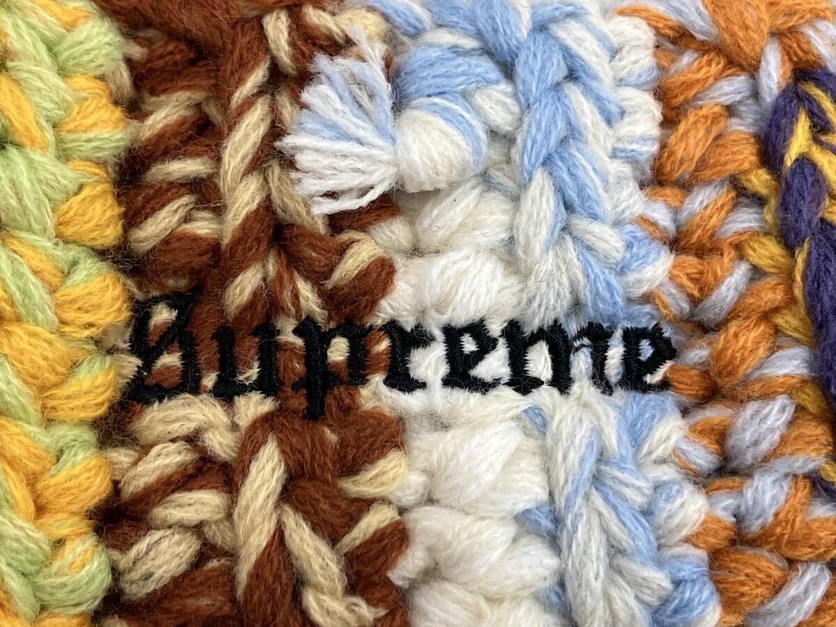 手編みビーニー マルチ