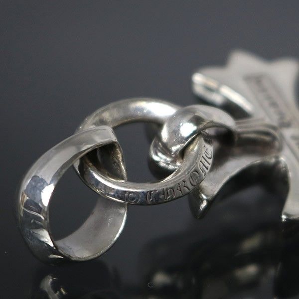 CHROME HEARTS / ペンダントトップ/SV925// CHROME HEARTS 銀座店 クロムハーツ スモールCHクロス ウィズ ベイル