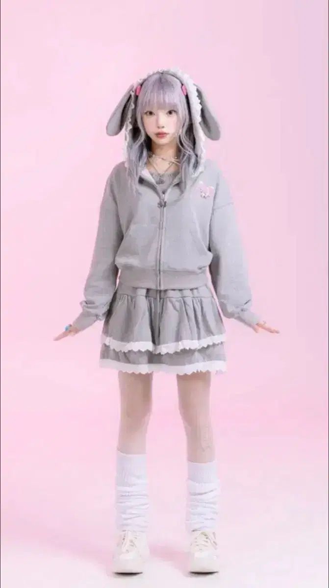 テディLOVEバニー フード トレーニングウェア セット シュシュ さくらんぼ JOLIE LAIDE Babymetalclub ギャル 量産型