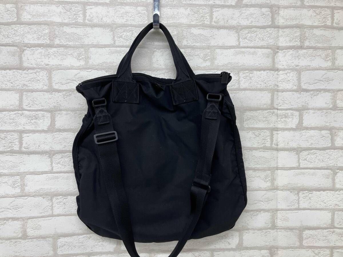PORTER ヘルメットバッグ ポーター ショルダーバッグ トートバッグ メンズ ブラック 2 way