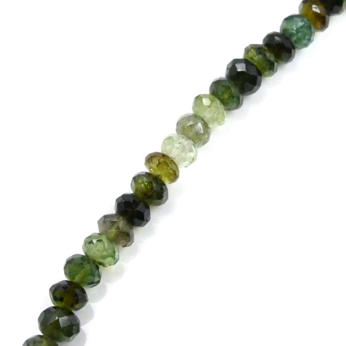 K 18 YG イエローゴールド マルチカラー ブレスレット トルマリン 5.8 g 16.5 cm レディース