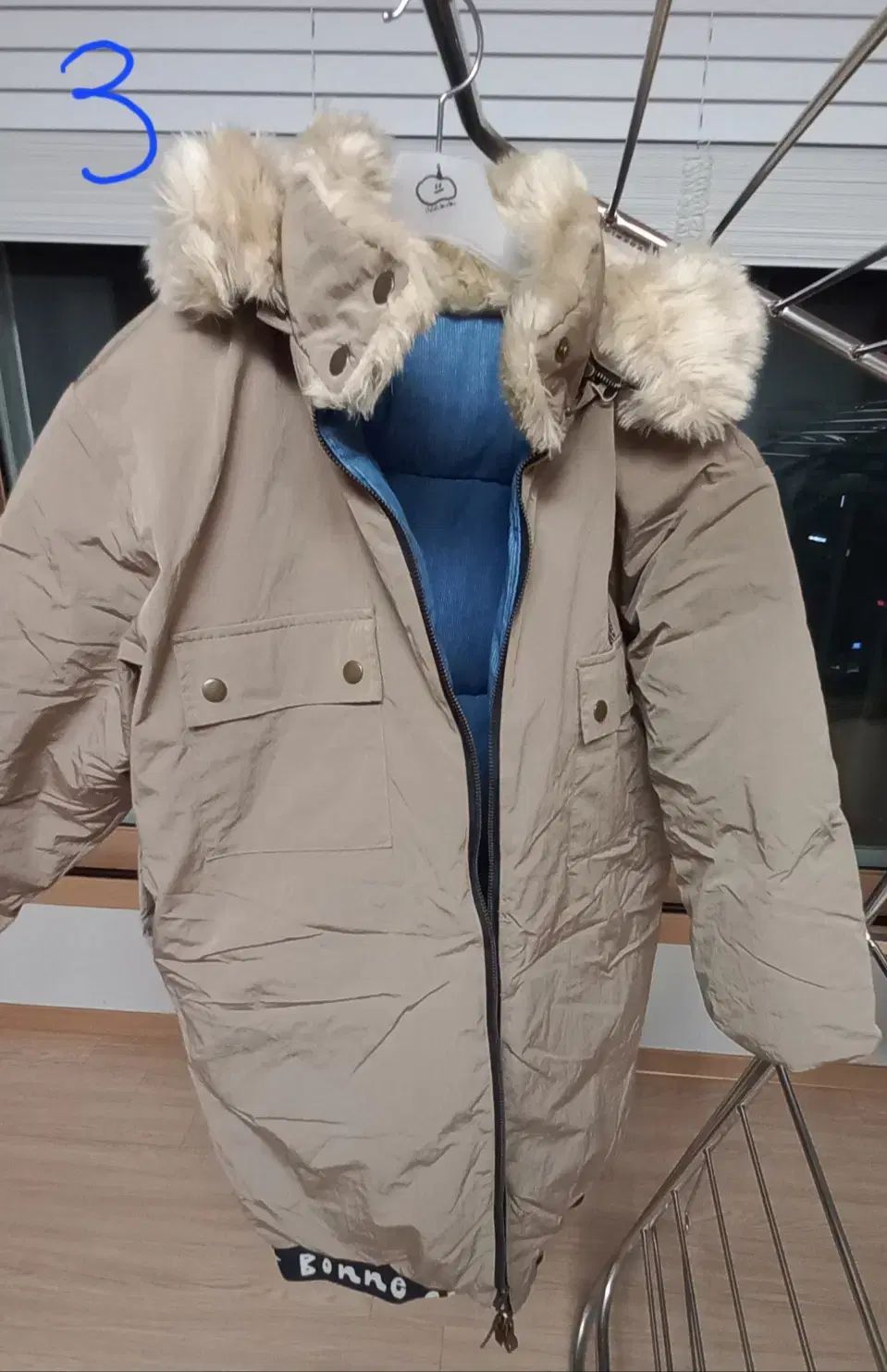 リミテドゥドゥ キッズ リバーシブル ダックダウン ダウン