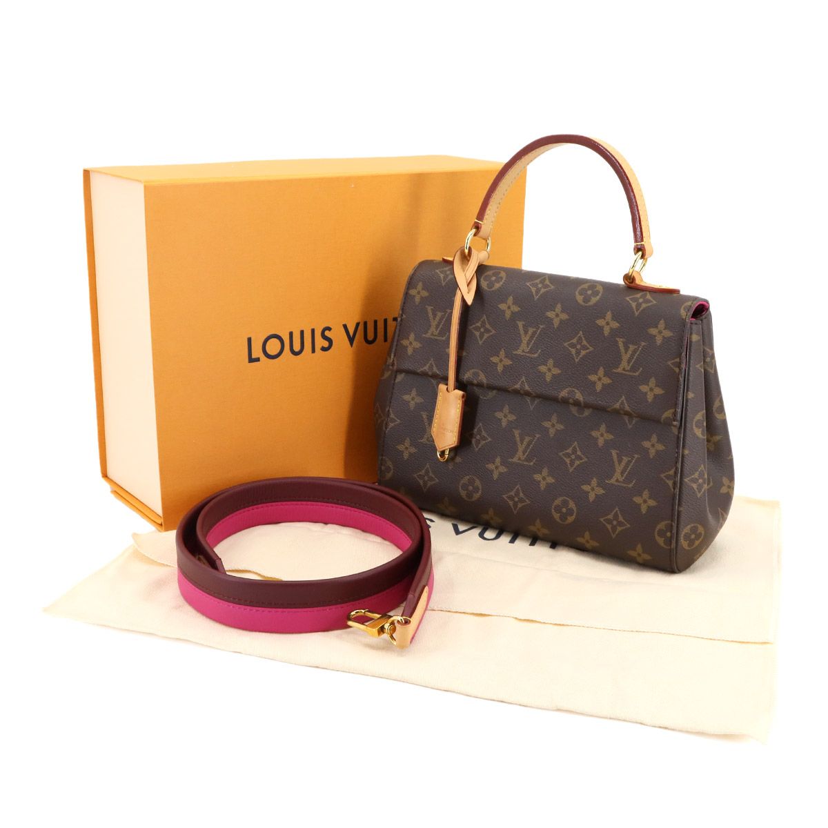 ルイ ヴィトン LOUIS VUITTON モノグラム クリュニー BB 2 way ハンド ショルダー バッグ M 42738 Cluny