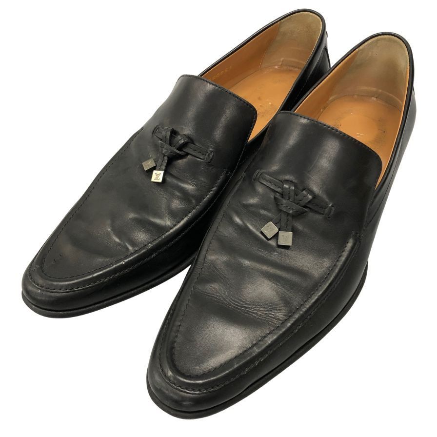 ルイヴィトン タッセルローファー Uチップ レザー キューブ AFC 1