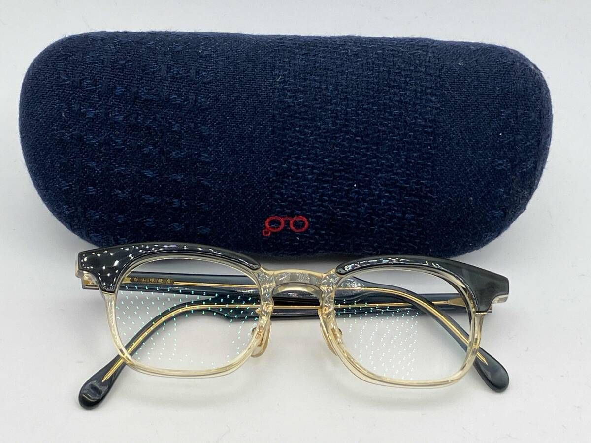 白山眼鏡／ハクサンメガネ／メガネ／WEEPS TWO-TONE／ツートン／クリア