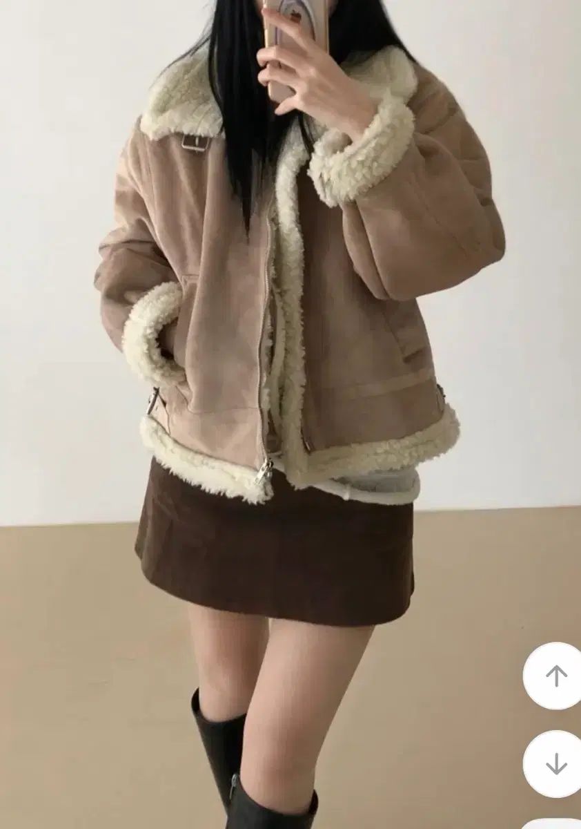 キットン トミー スウェード ムートン ジャケット