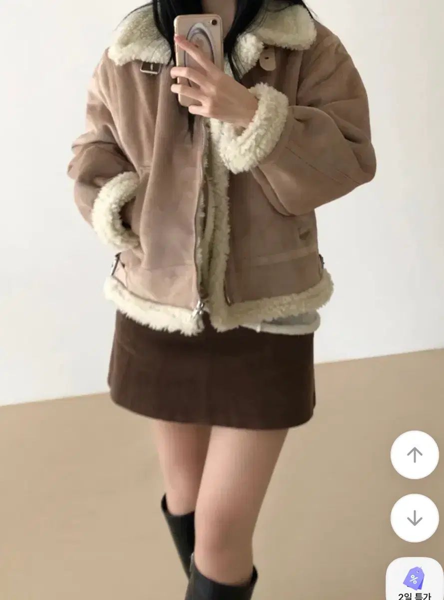 キットン トミー スウェード ムートン ジャケット