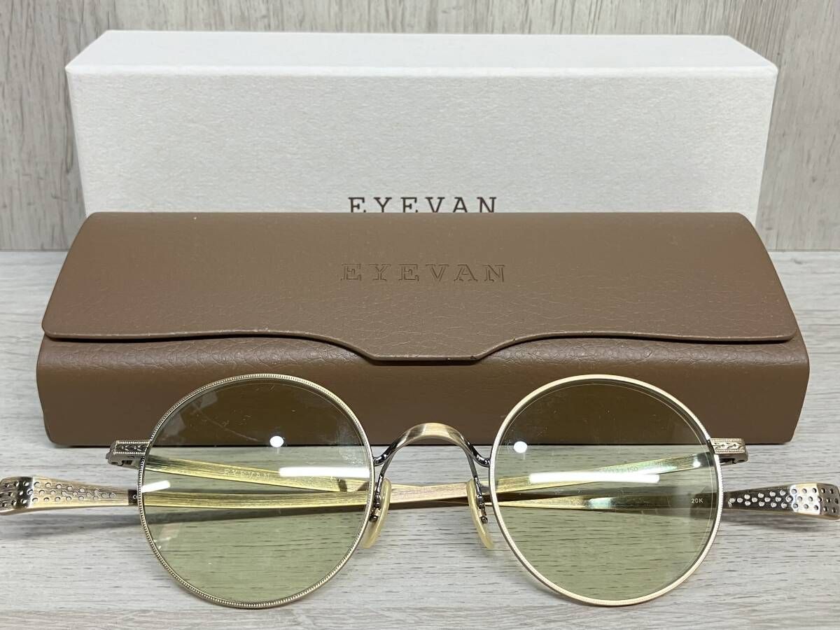 EYEVAN Balure AG 20 K サングラス メガネ 眼鏡 バルレ アイヴァン アイバン 45 23 150 メンズ ケース付き レンズ