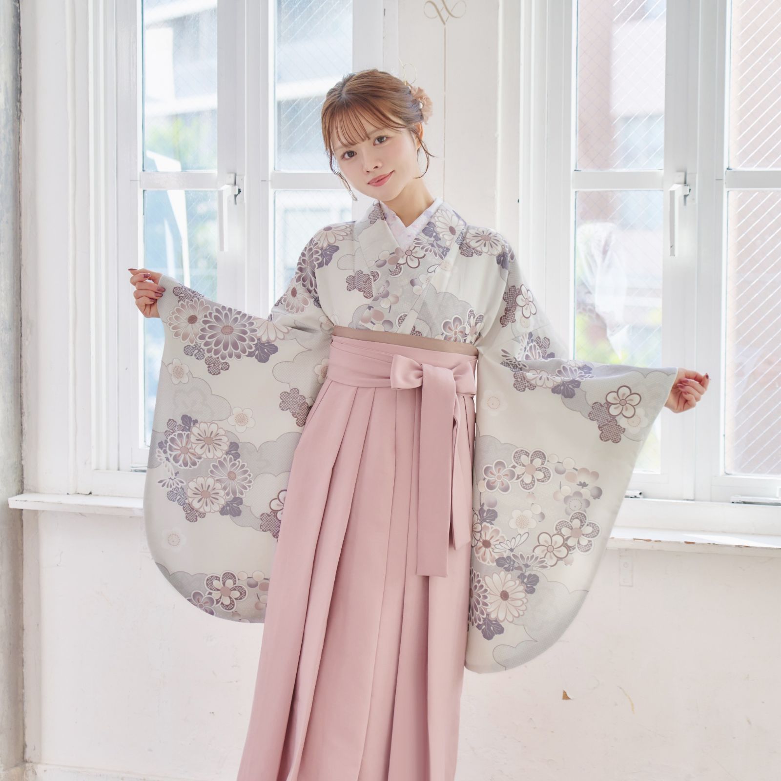 袴4点セット 卒業式 小学生 大学生 はかま 袴セット レディース A 1 MPK