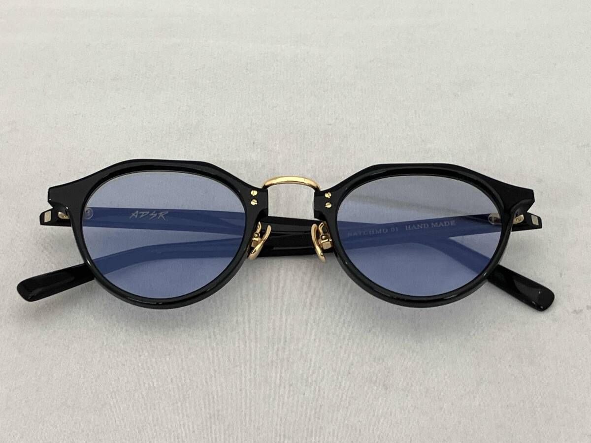 A.D.S.R. ｴｰﾃﾞｨｰｴｽｱｰﾙ ｻﾝｸﾞﾗｽ SATCHMO 01 フルリム ブルーレンズ