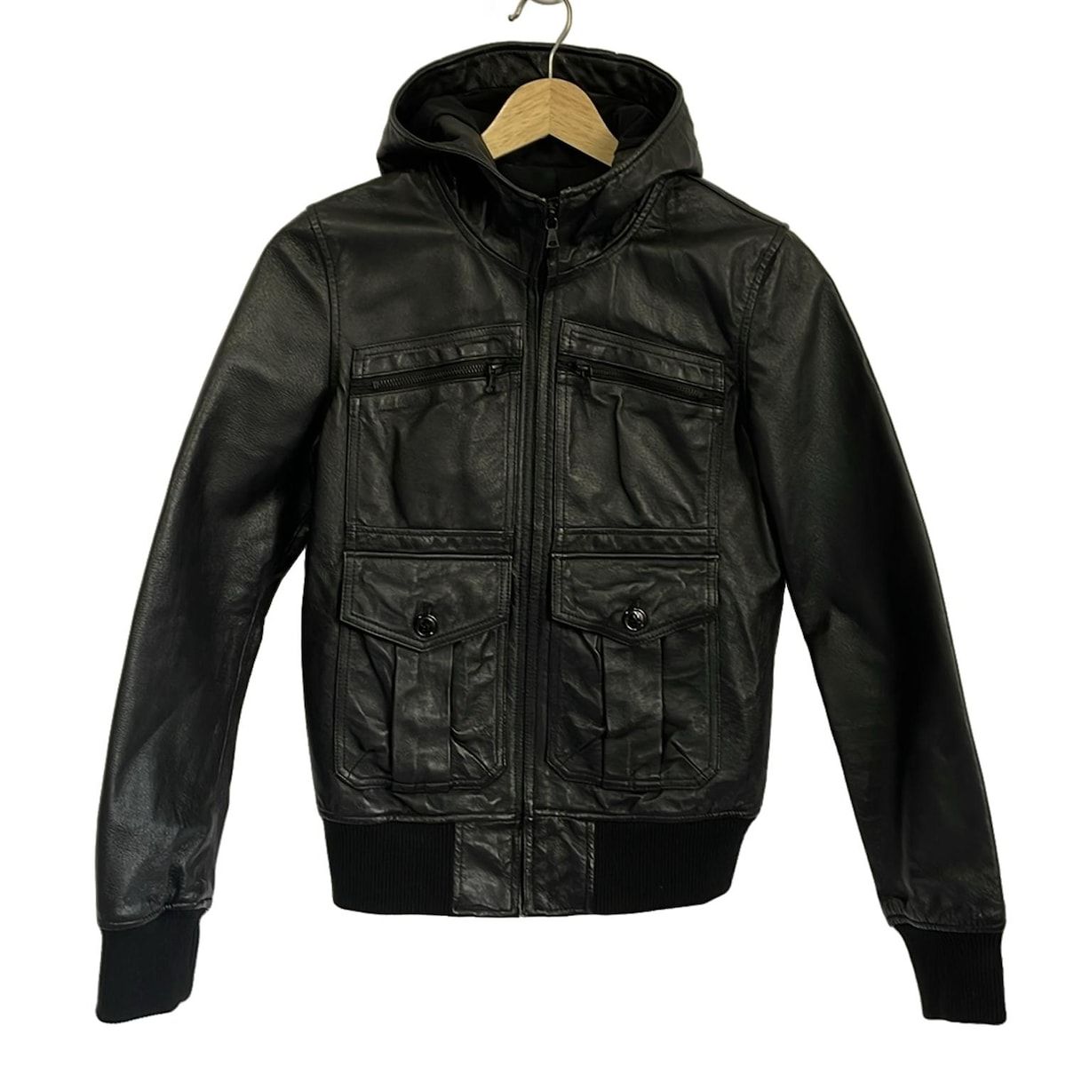 HYSTERIC GLAMOUR ヒステリックグラマー ブルゾン サイズF レディース - 黒 長袖 レザー 秋 冬