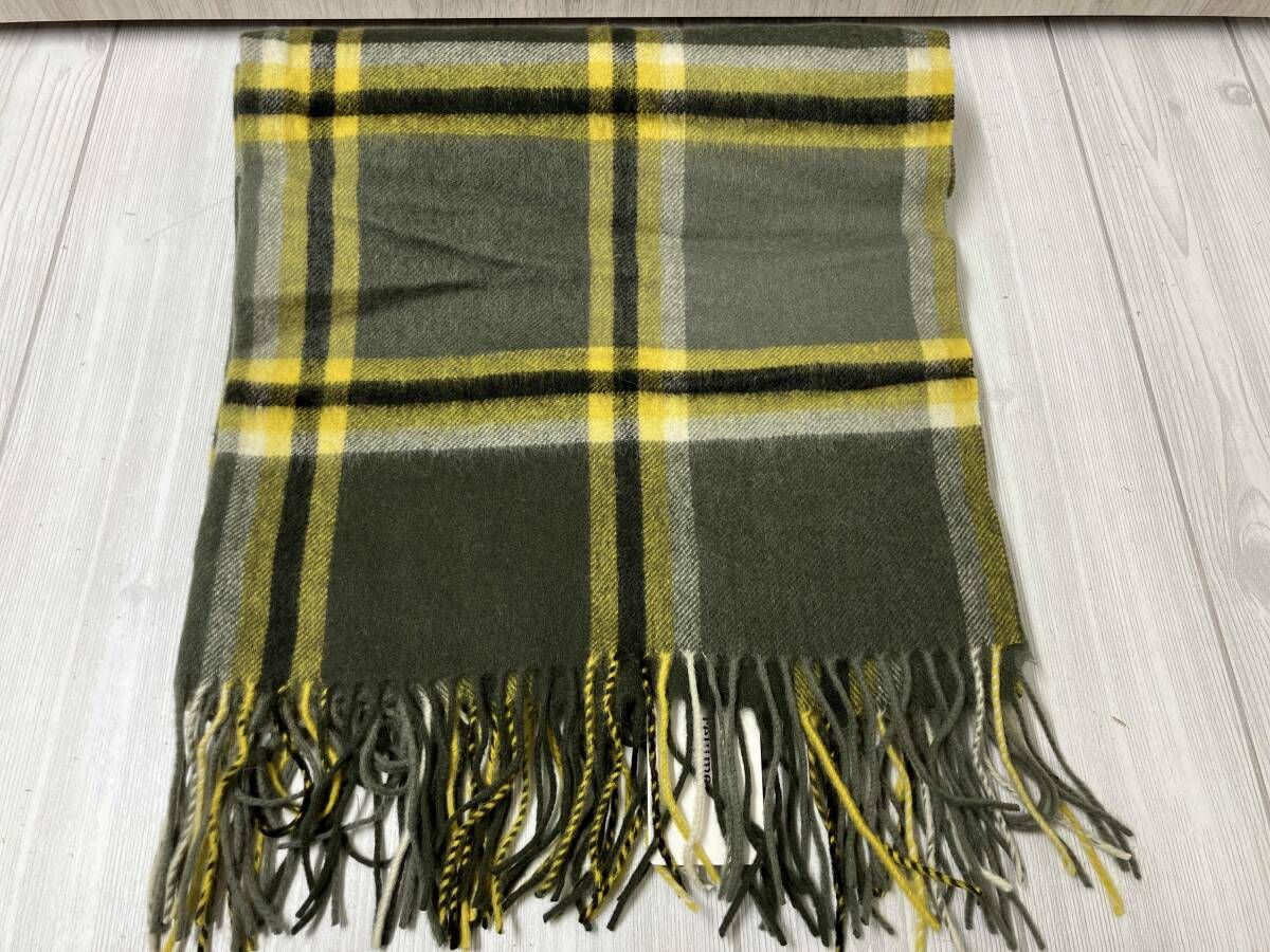 TWEEDMILL ツイードミル ストール マフラー チェック柄 グリーン