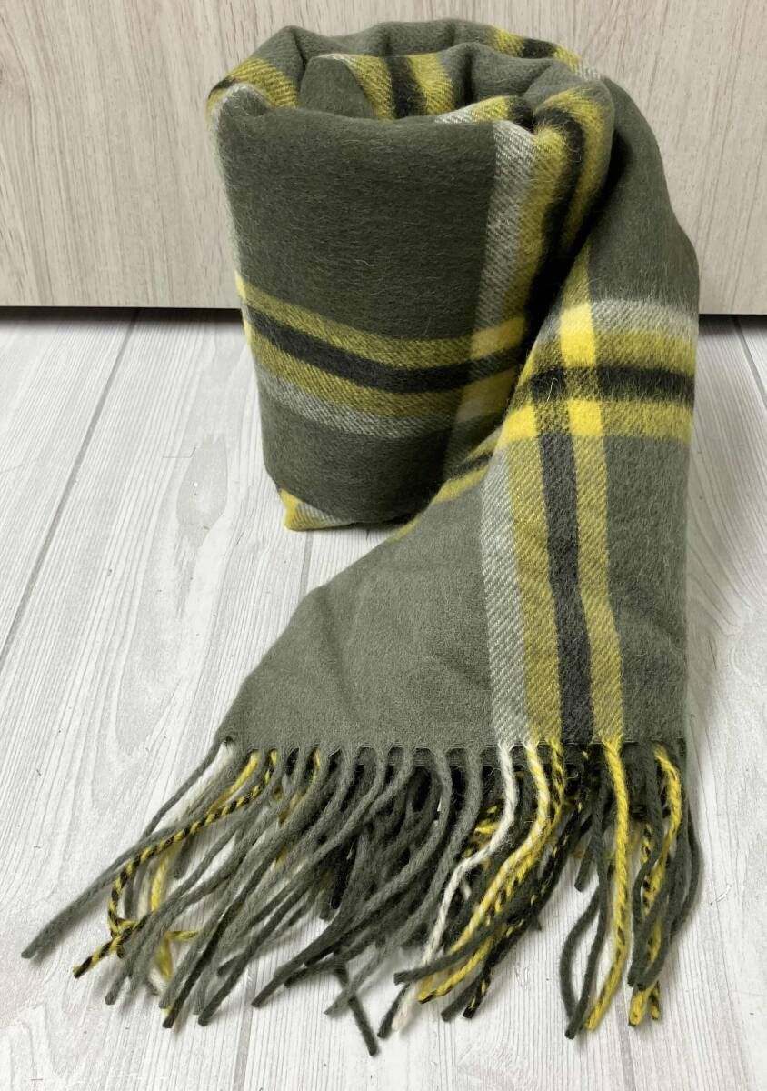 TWEEDMILL ツイードミル ストール マフラー チェック柄 グリーン