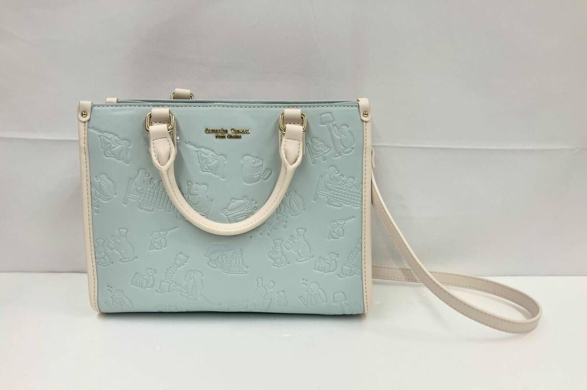Samantha Thavasa Petit Choice サマンサタバサプチチョイス ハンドバッグ ピングーコラボ 2 way ライトブルー 通年