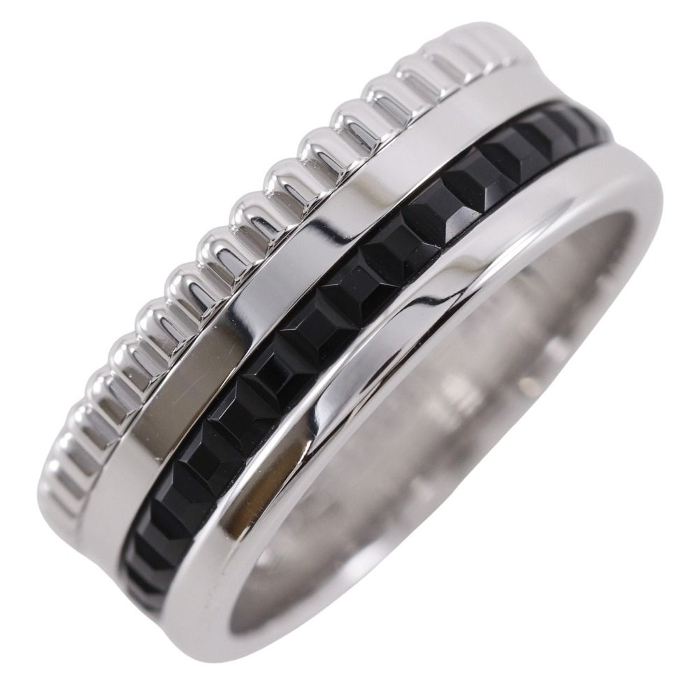 Boucheron ブシュロン キャトルリング ブラック スモール K 18ホワイトゴールド×ブラックPVD 10号 レディース 8 g リング 指輪
