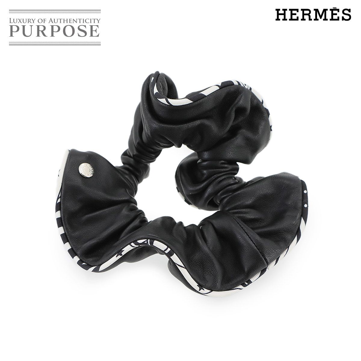 未使用 展示品 エルメス HERMES クラウディア シュシュ アニューナッパ