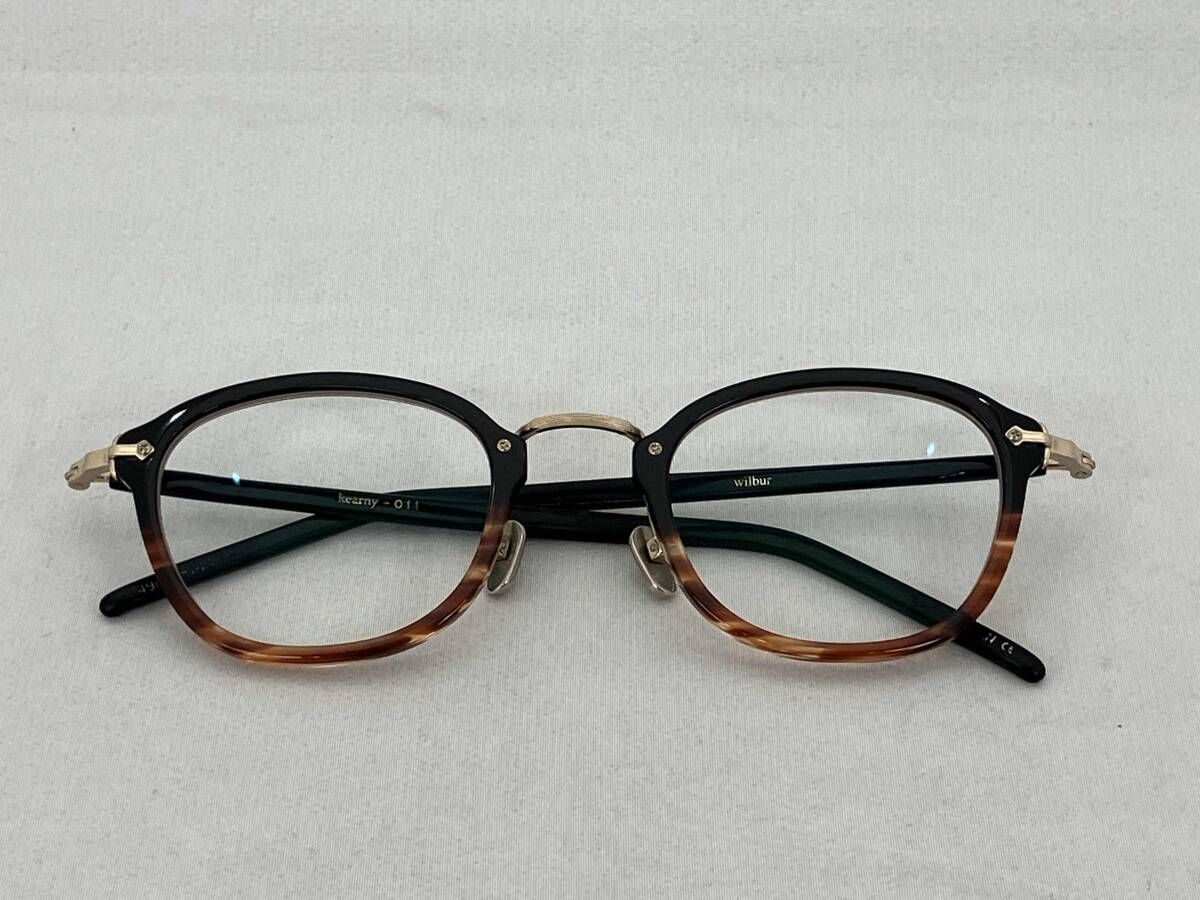 kearny カーニー メガネ Wilbur 011 フルリム ブラック ブラウン