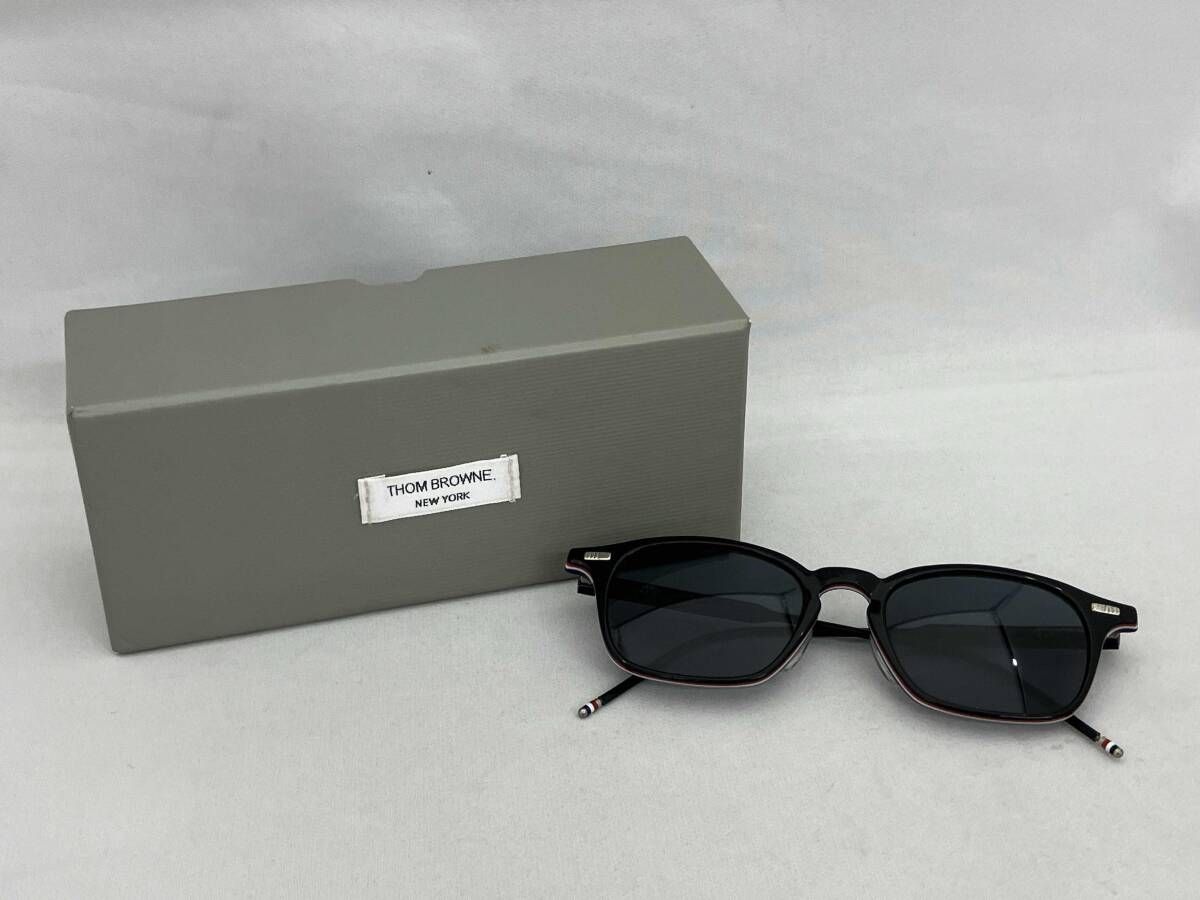トムブラウン ｻﾝｸﾞﾗｽ TB 46 A T BLK 51 フルリム グレーグラス