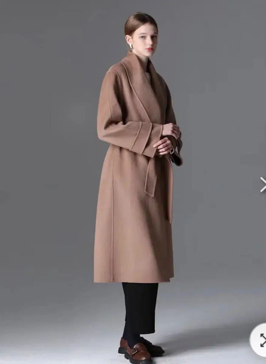 0716 もりもりす Morry Morris ウール90 ロング コート FR