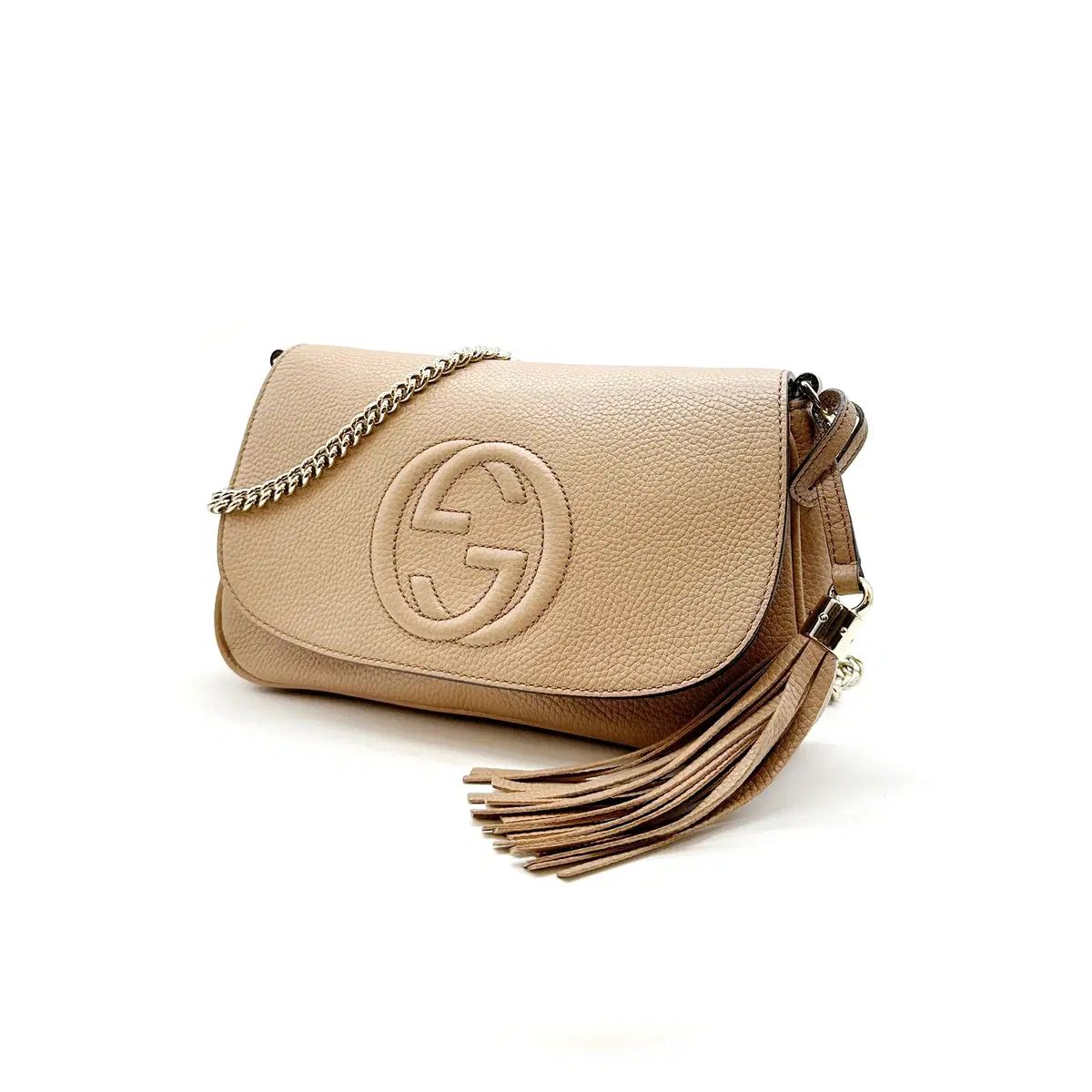グッチ 536224 ソーホー タッセル チェーン クロスバック カメリア