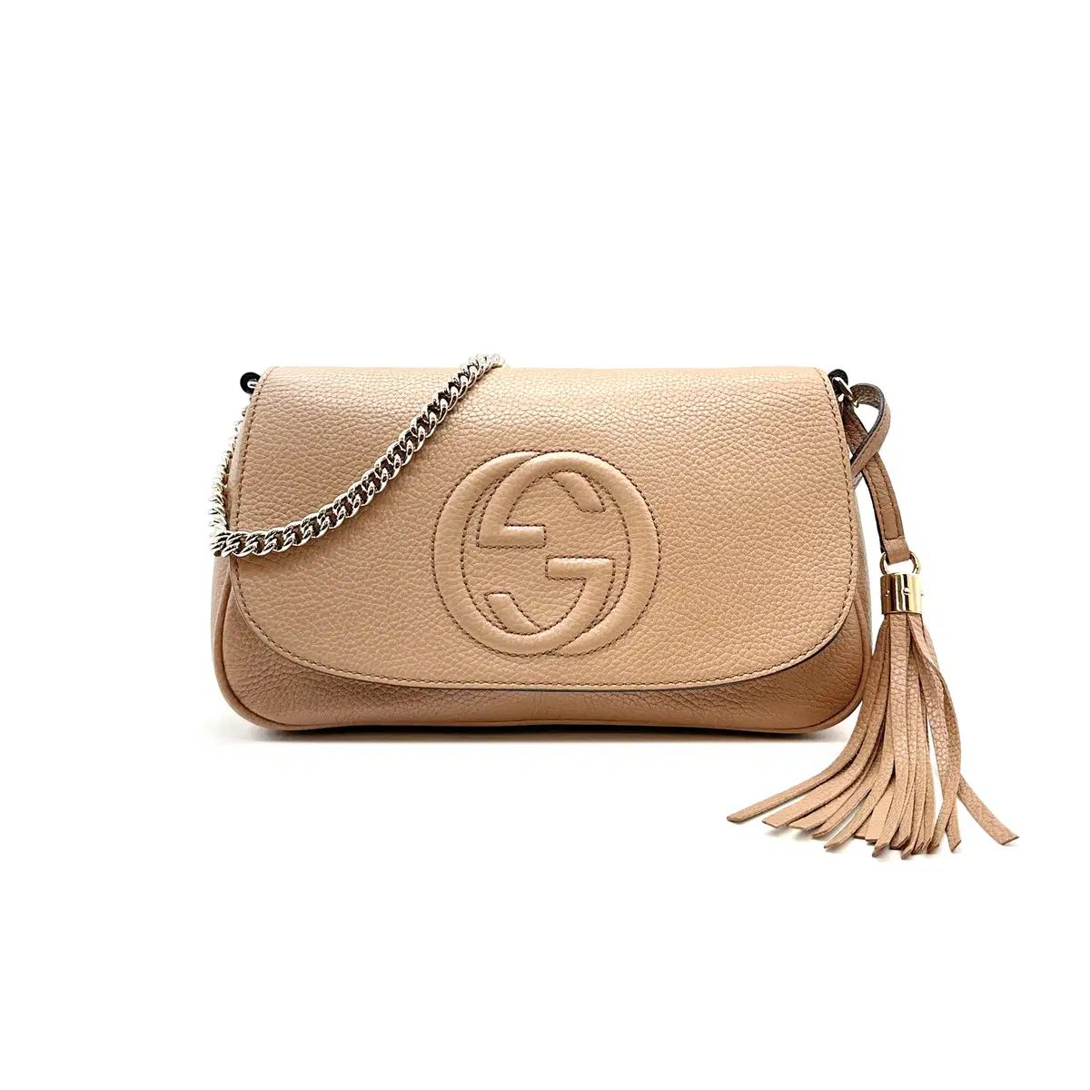 グッチ 536224 ソーホー タッセル チェーン クロスバック カメリア