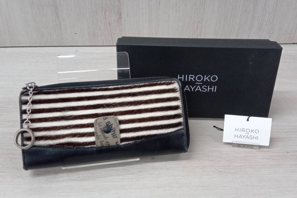 HIROKO HAYASHI/ヒロコハヤシ/長財布/L字ファスナーウォレット/ハラコ 
