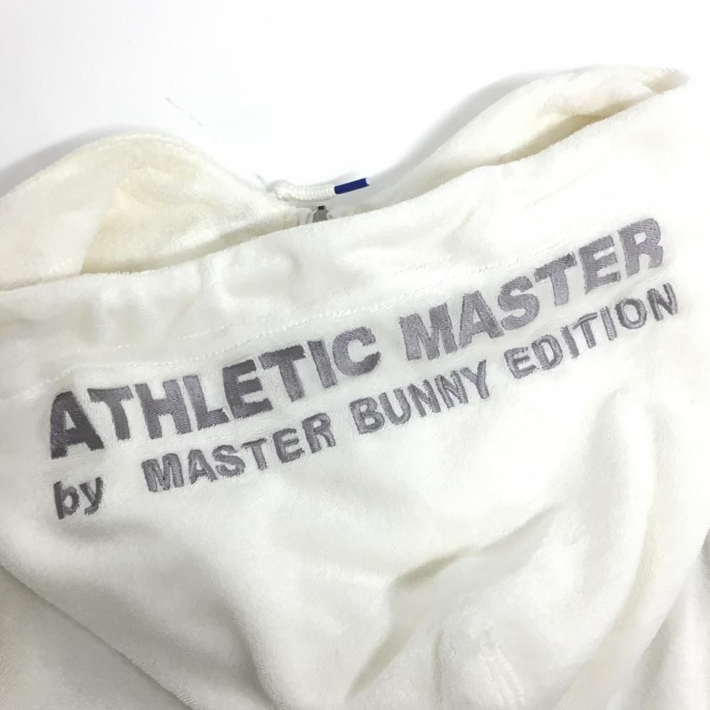 マスターバニー ジップパーカー 白 パイル生地 フードロゴ メンズ 5(L