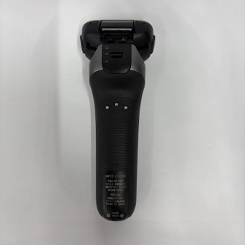 展示品 パナソニック Panasonic メンズシェーバー LAMDASH 刃 全自動洗浄充電器 ポーチ付 シルバー ES-L 570 W-S でんきち