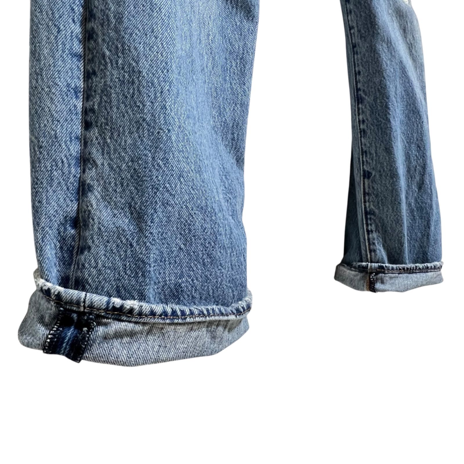  レザーパッチワークリペアジーンズ パンツ ファッション