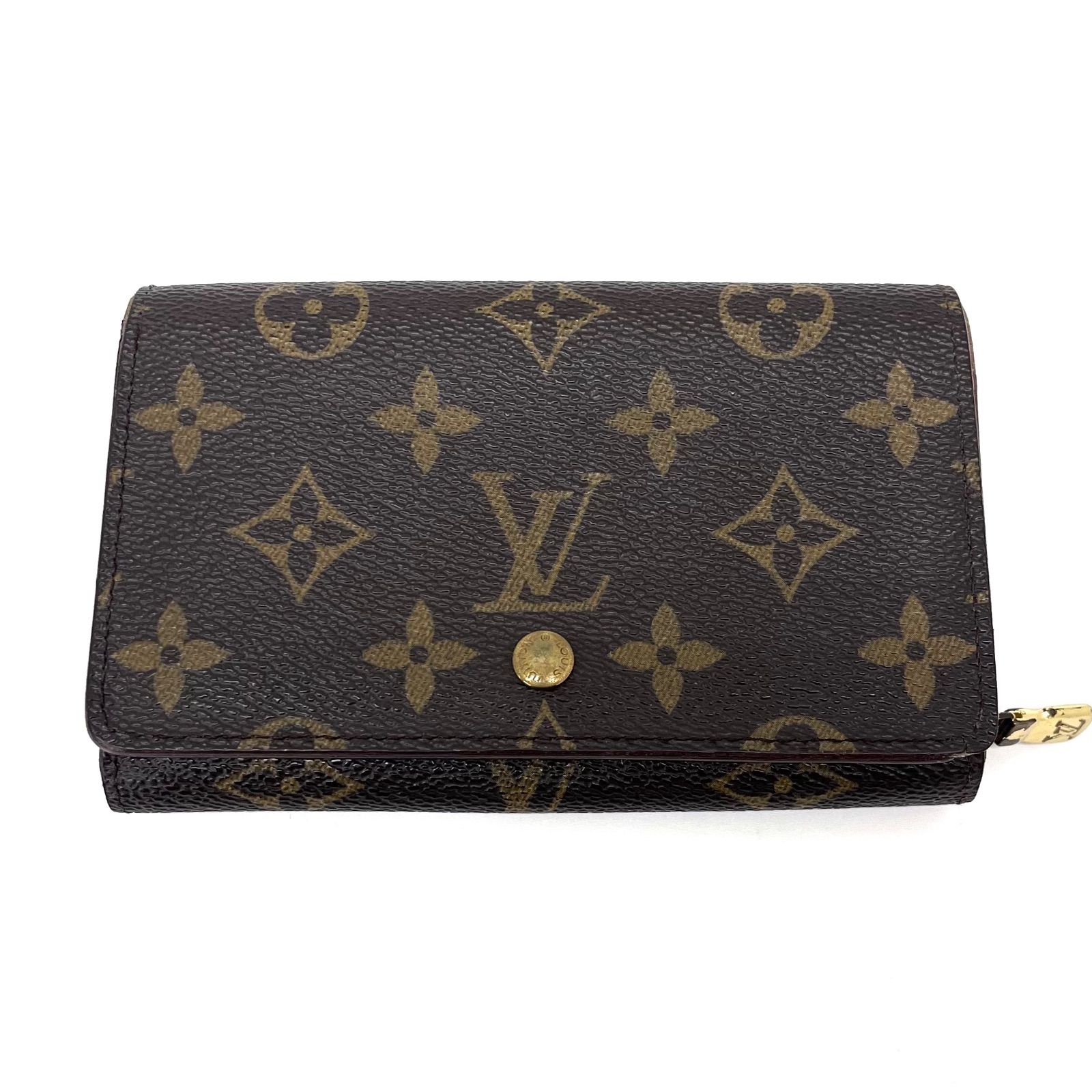 ◆LOUIS VUITTON◆ルイヴィトン モノグラム ポルトフォイユトレゾール 二つ折り財布 RA0916 ジャンク
