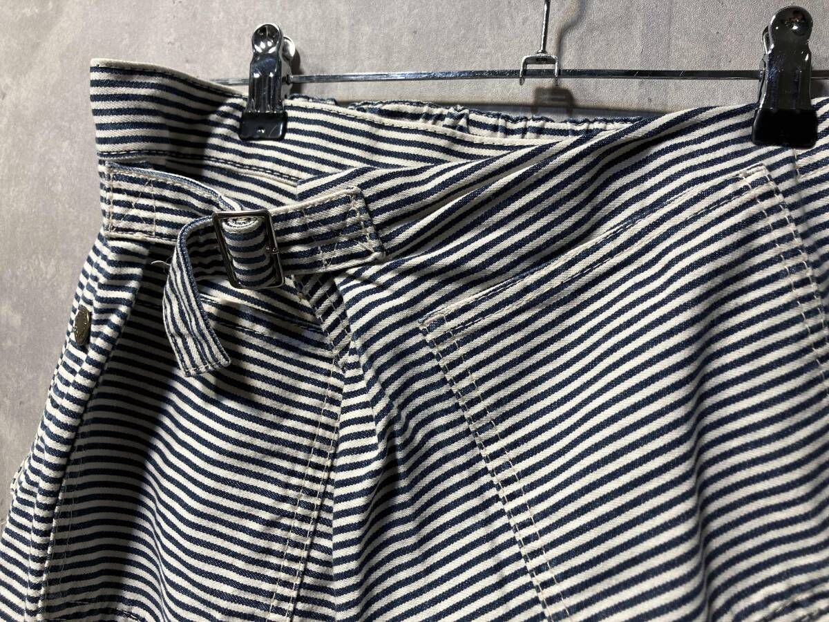  00 s archive TRICOT COMME des GARCONS TK P 015 ヒッコリーハーフパンツ トリコット コムデギャルソン スラックス パンツ