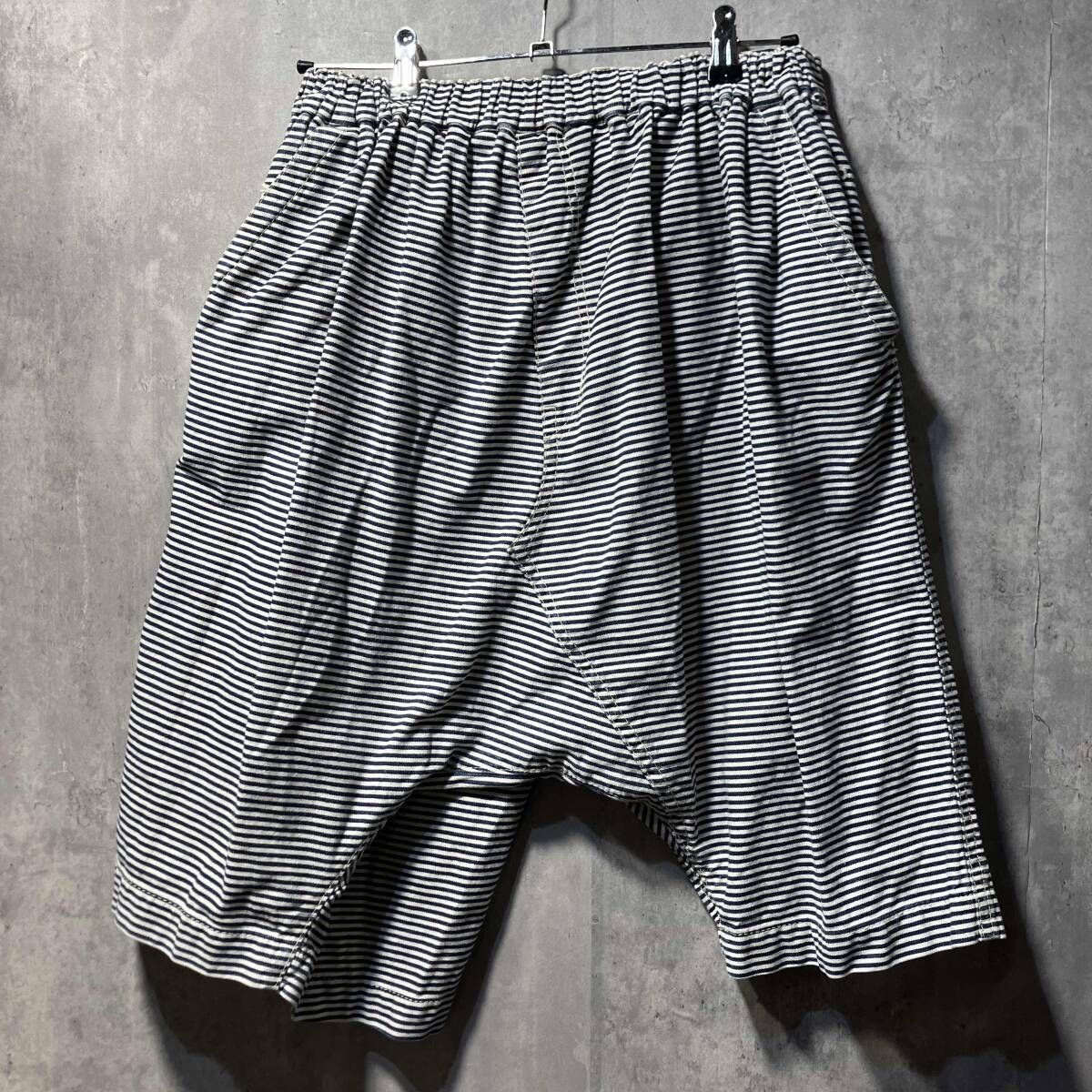 00 s archive TRICOT COMME des GARCONS TK-P 015 ヒッコリーハーフパンツ トリコット コムデギャルソン