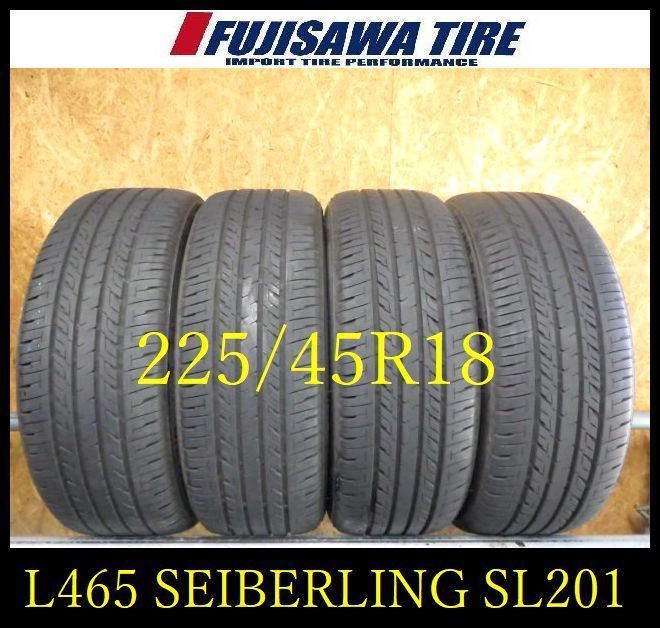 L465】G◇送料無料◇2024年製造 約7~7.5部山◇SEIBERLING SL201◇225