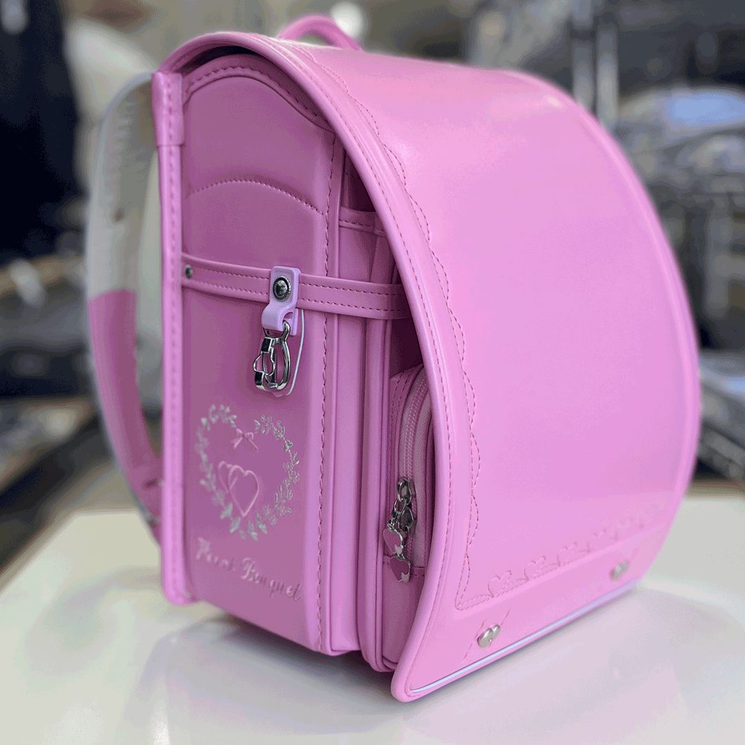 ランドセル ミルキーピンク ハートブーケ カザマ