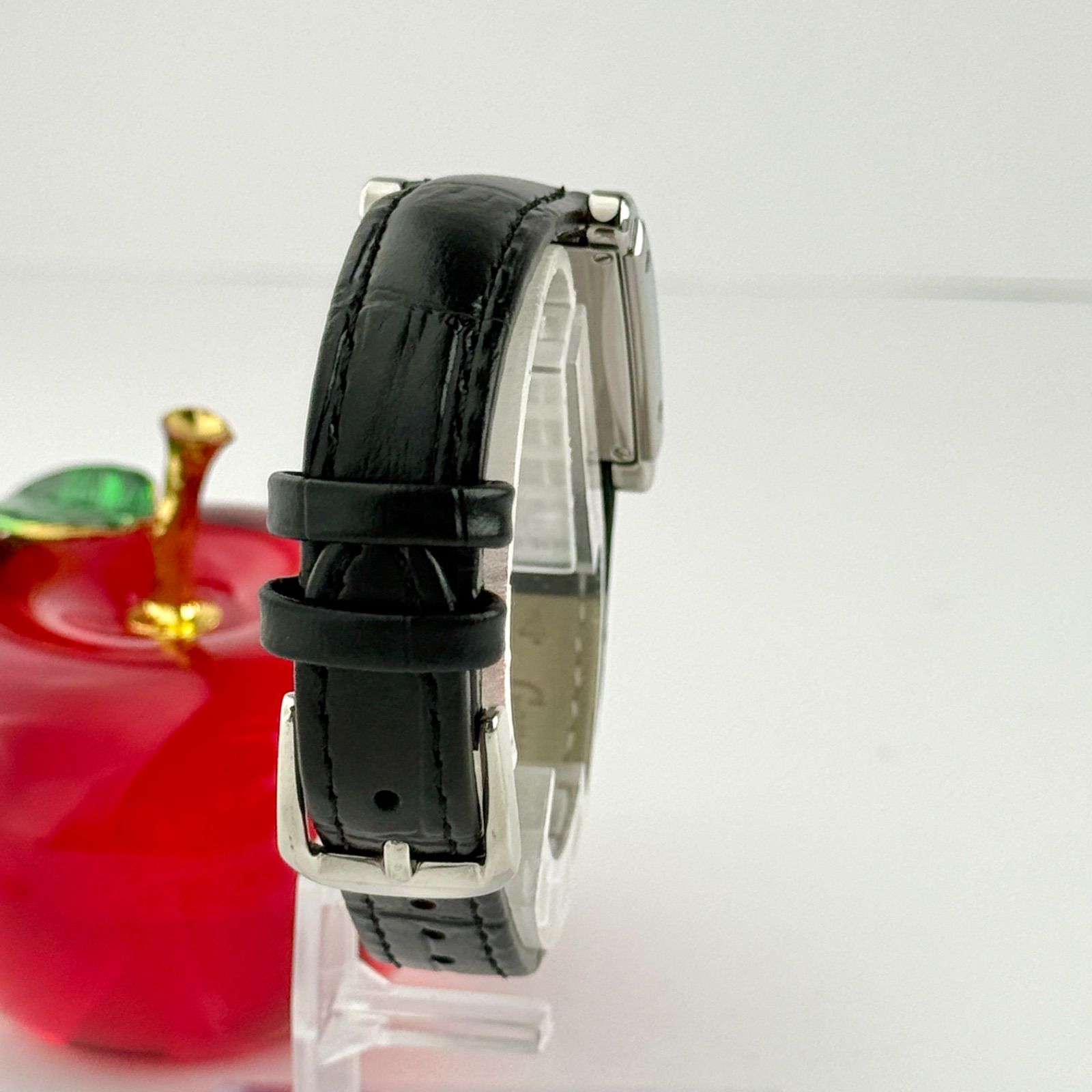 ティファニー グランド ダイヤベゼル 新品ベルト 新品電池 レディース