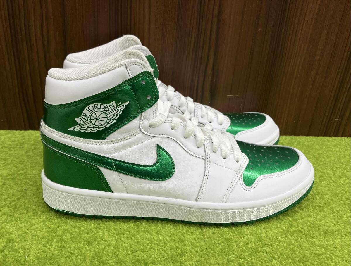 NIKE ナイキ エアジョーダン1 ハイ ゴルフ スニーカー サイズ27cm