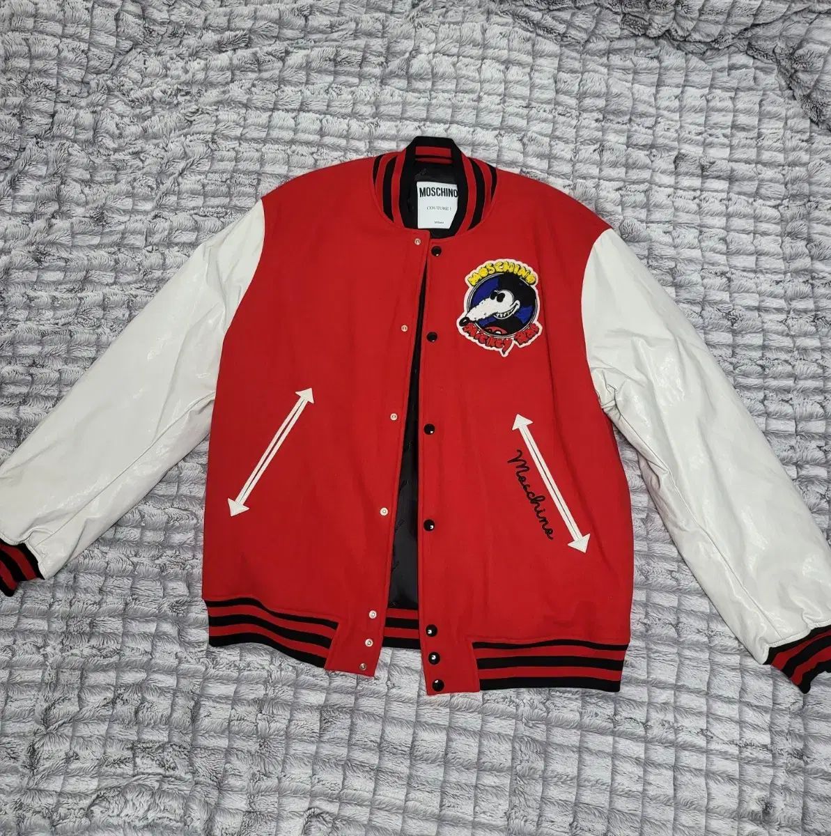 *断捨離* モスキーノ カシミア スタジャン ジャケット - made in italy