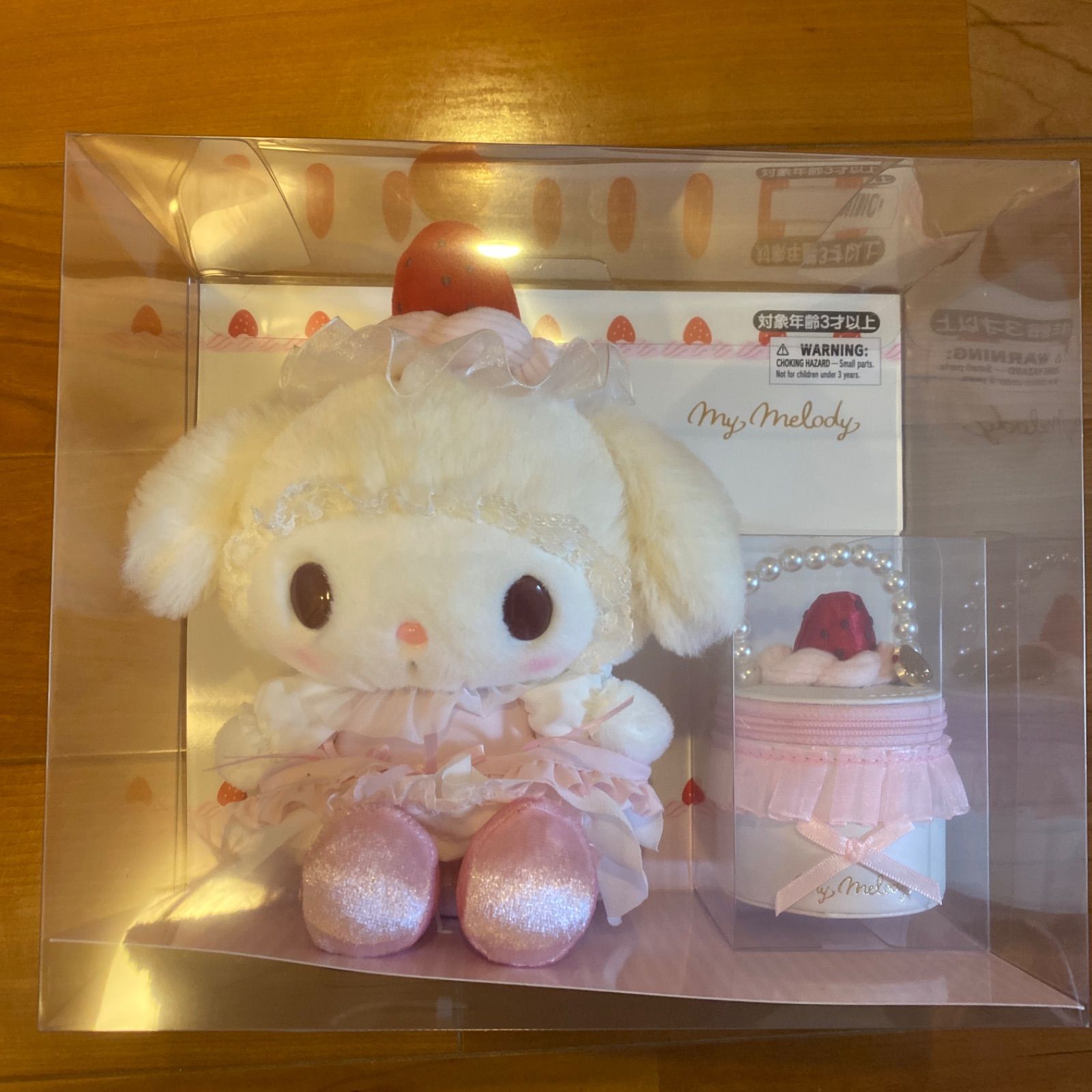いちごホイップクリーム ショートケーキ マイメロディ ぬいぐるみと