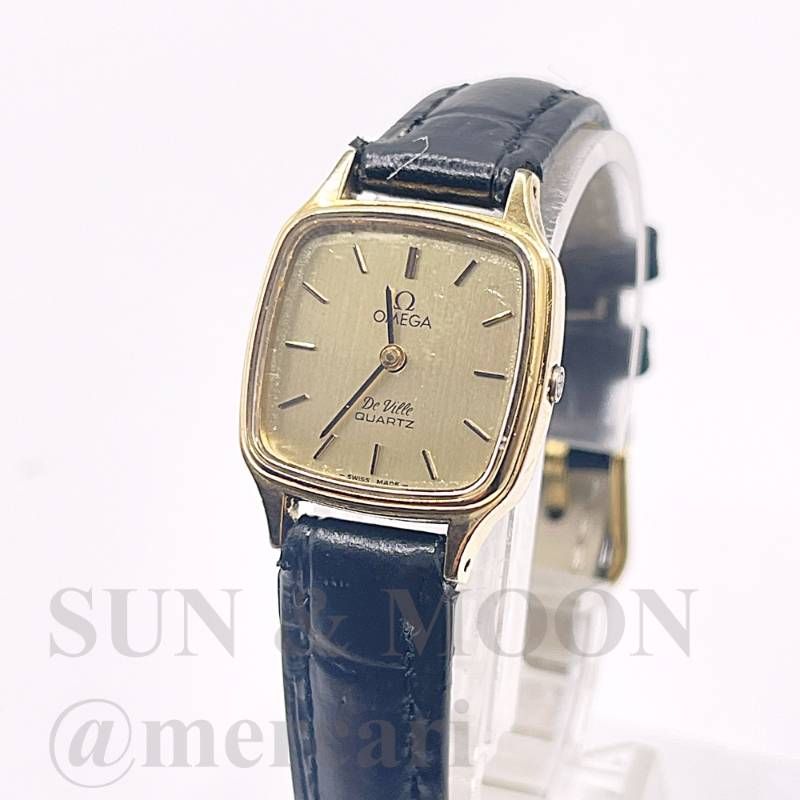 OMEGA オメガ デビル デヴィル レディース腕時計 クオーツ QZ ゴールド