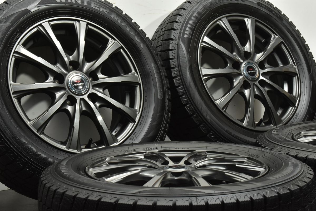 製 バリ溝 AIRNOVA 15 in 6 J 43 PCD 114 3 ダンロップ ウィンターマックス WM 02 195 65 R ノア ヴォクシー セレナ ステップワゴン