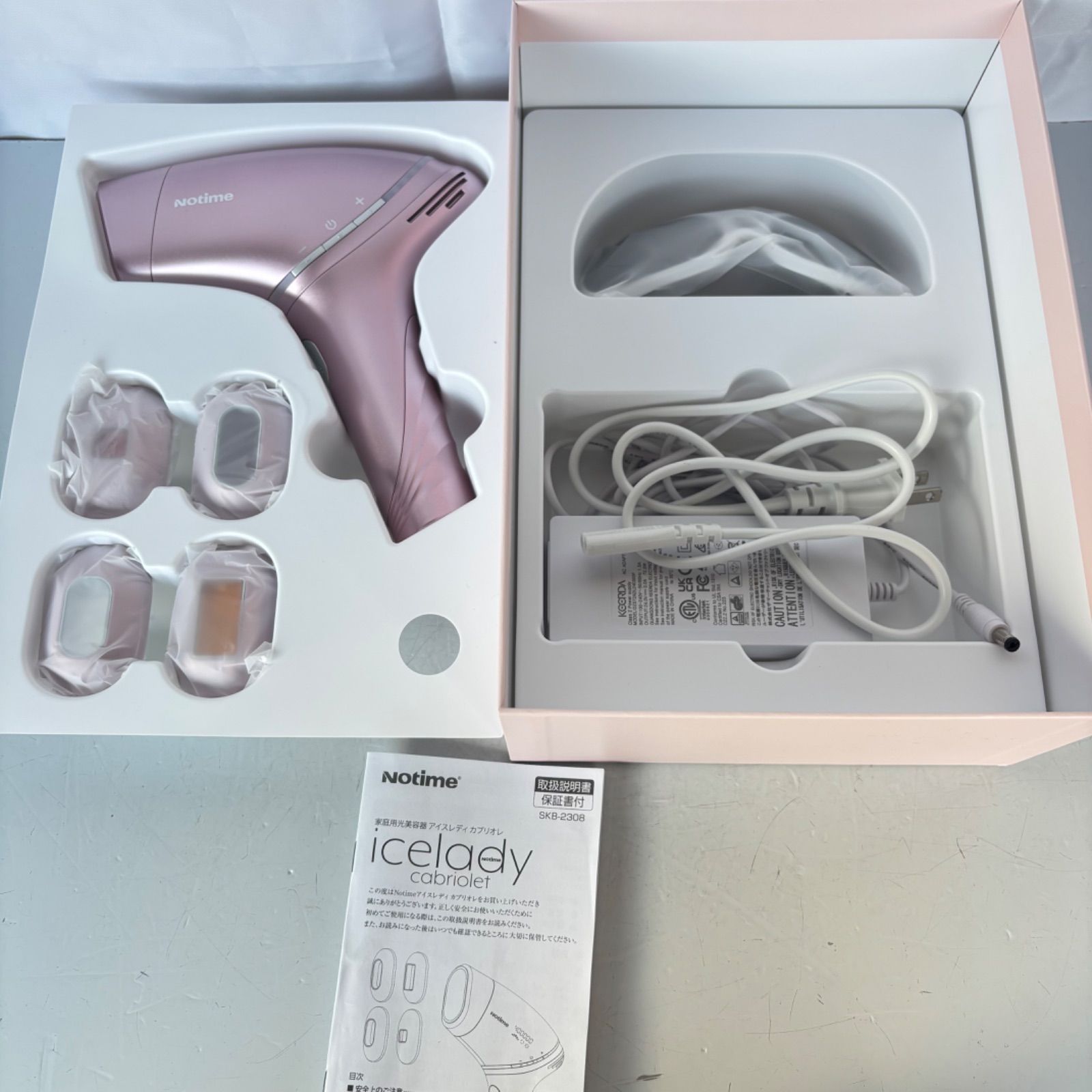 美品 Notime ノータイム 家庭用 光美容器 アイスレディ カブリオレ