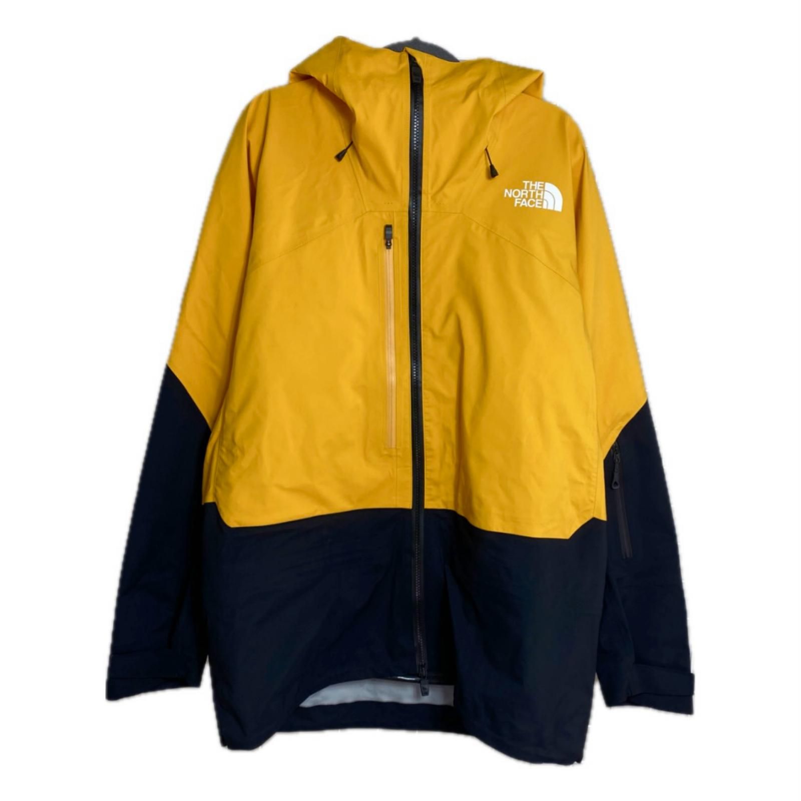§§THE NORTH FACE ザノースフェイス スノーボードウェア パウダーガイドライトジャケット SIZE L 程度B NS 62305 イエロー